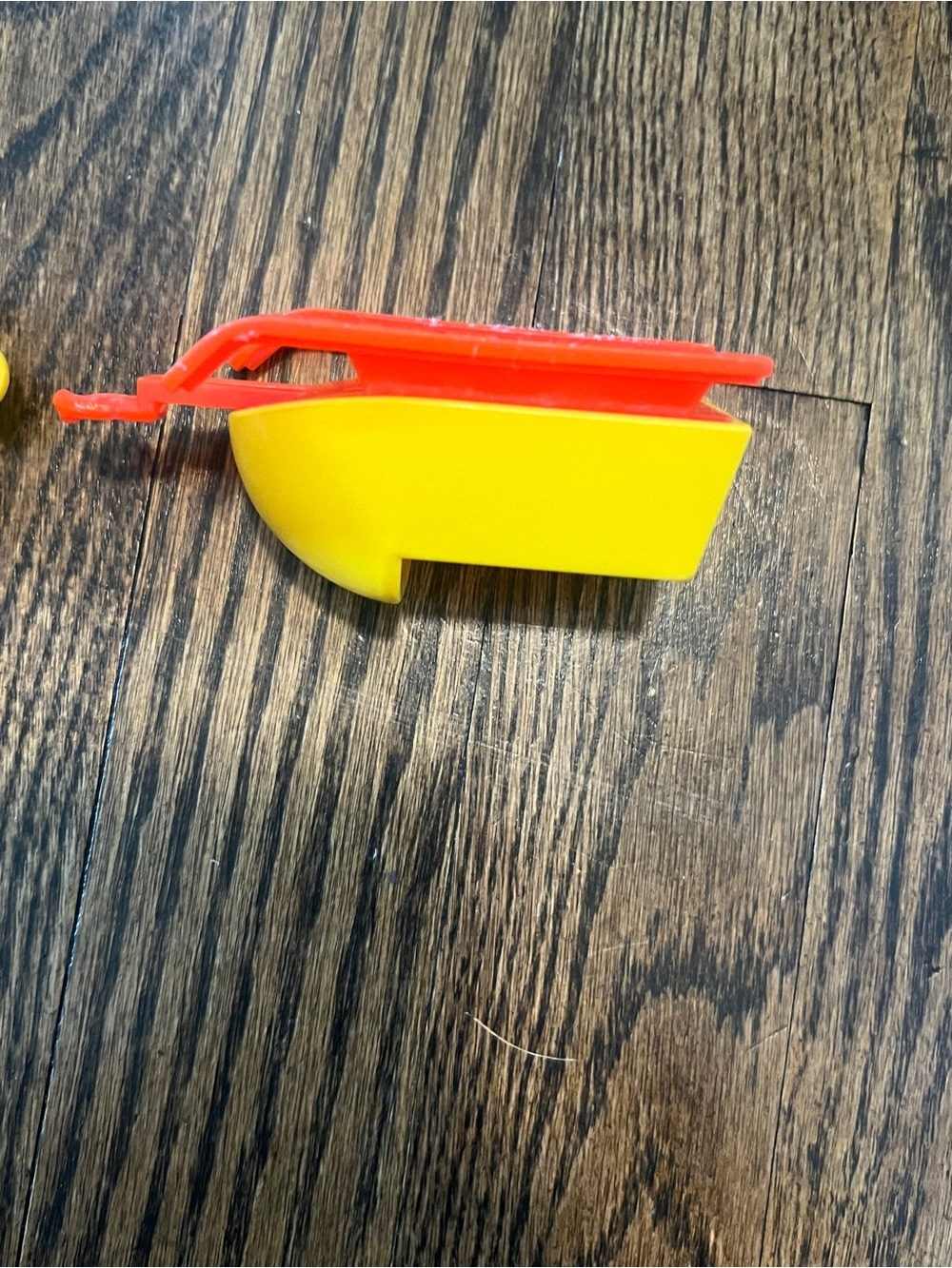 Fisher-Price vintage Mini Snow Mobile Toy - Yellow/Blue/Red - Picture 8 of 8